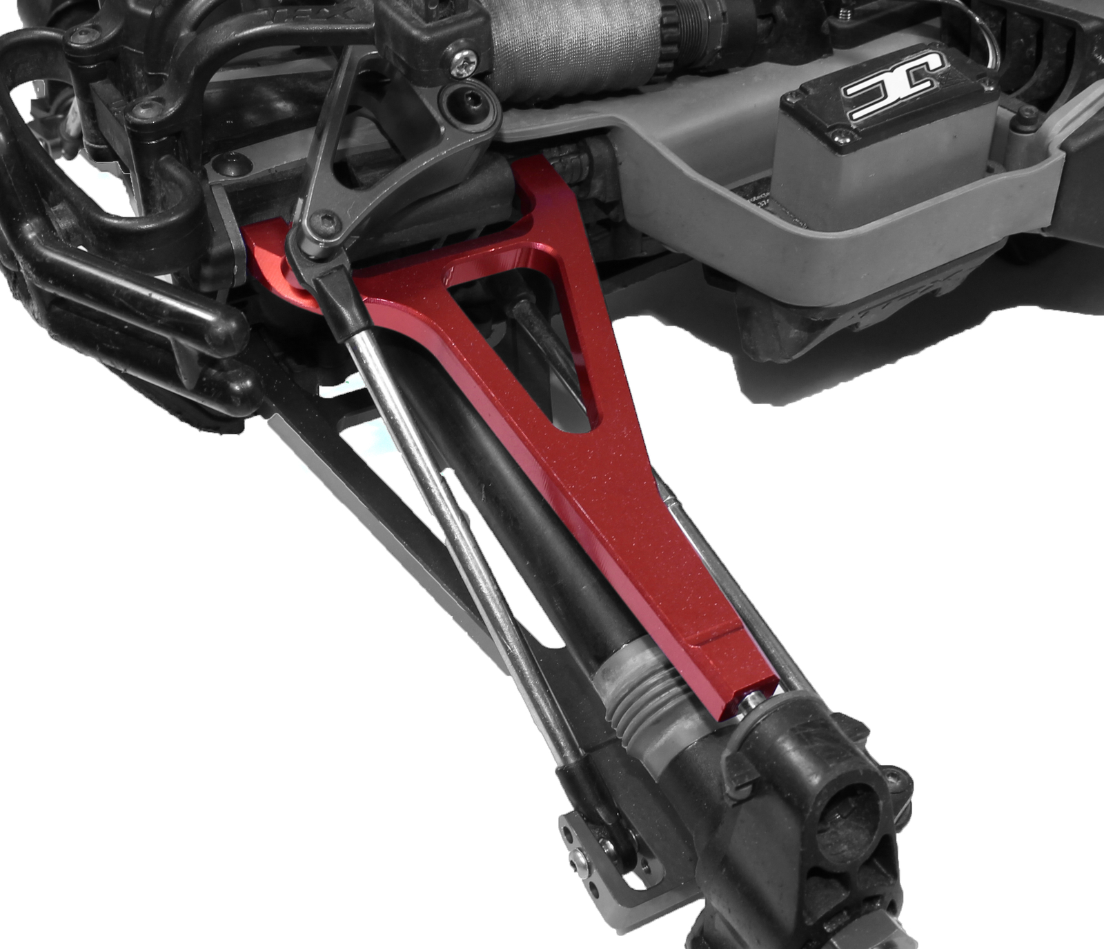 Racers Edge 1920R Revo Aluminum Front Upper Suspension Arm Set - Red Racers Edge 1920R Revo Aluminum Front Upper Suspension Arm Set - Red