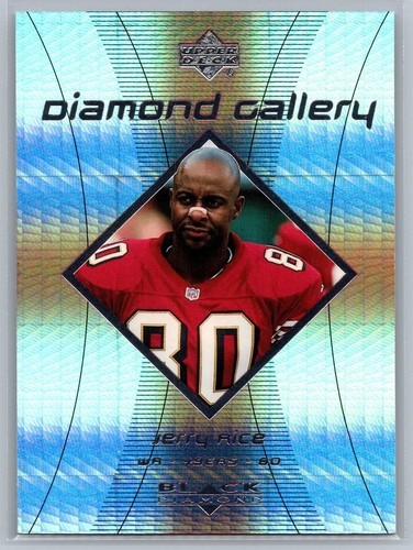 1999 Upper Deck Black Diamond Gallery #G7 Jerry Rice - HOF NM-MT *TEXCARDS*