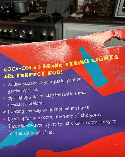 NEW! 2-Sets of 10 Coca-Cola Polar Bear & Bottles & Soda Machine Lights SO CUTE! - Picture 9 of 9