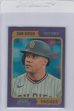 2023 TOPPS HERITAGE JUAN SOTO PADRES CHROME PURPLE REFRACTOR 364 FREE SHIPPING