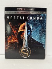 Mortal Kombat (4K Ultra HD + Blu-ray, 2021) with slipcover No Digital 