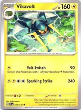 Vikavolt Stellar Crown 53/142 Uncommon Pokemon Near Mint Pokemon Card