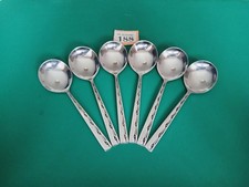 6x Vintage Viners Executive Suite Fruit Spoons Pudding Dessert? #188