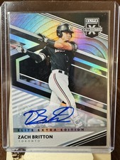 2020 Panini Elite Extra Edition Zach Britton Auto Toronto Blue Jays