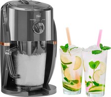 Neo 2in 1 Slush Ice Crusher Machine Electric Crushed Maker Cocktails Grey&Copper