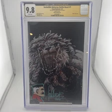Invincible Battle Beast: #1 CGC 9.8 SS Signed & Sketched Beats Omni-Man Remark