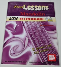 Mel Bay First Lessons Mandolin Book with CDs
