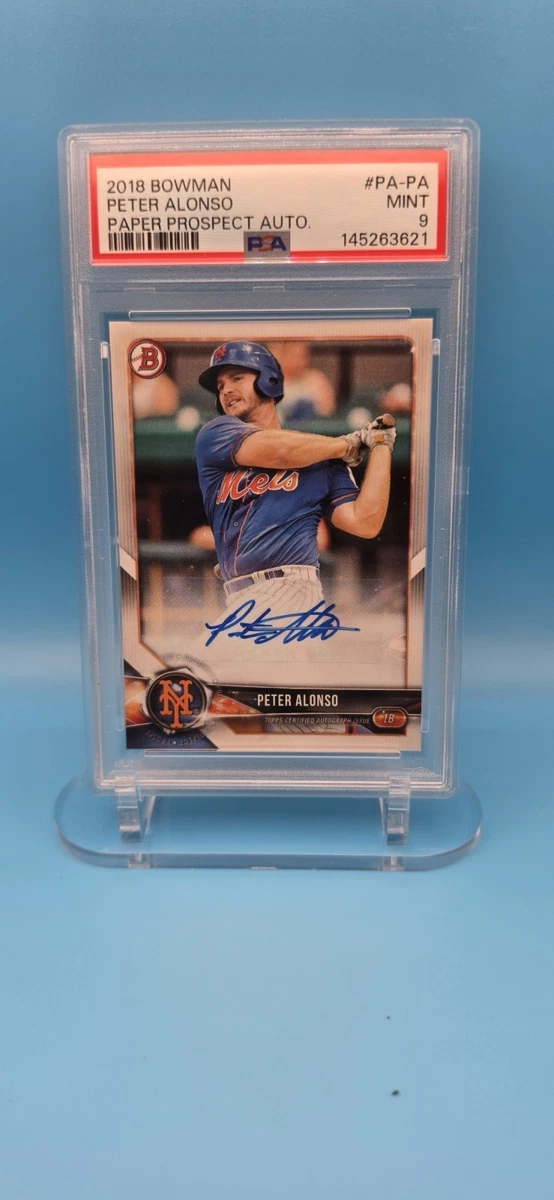 Bowman Pete Alonso Baseball 2018 Season Sports Trading Cards