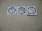 1891o, 1896o, 1897o Morgan Silver Dollars  Circulated  (lot of 3 coins)
