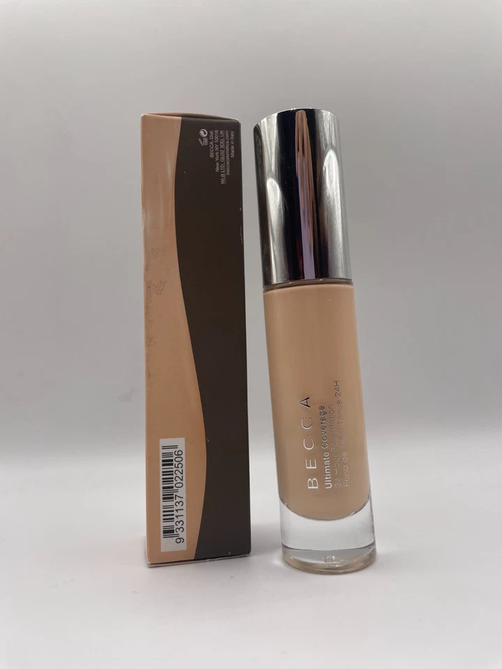 BRAND NEW BECCA ULTIMATE COVERAGE 24 HOUR FOUNDATION  - Porcelain- 30 ML - Image 4 of 4