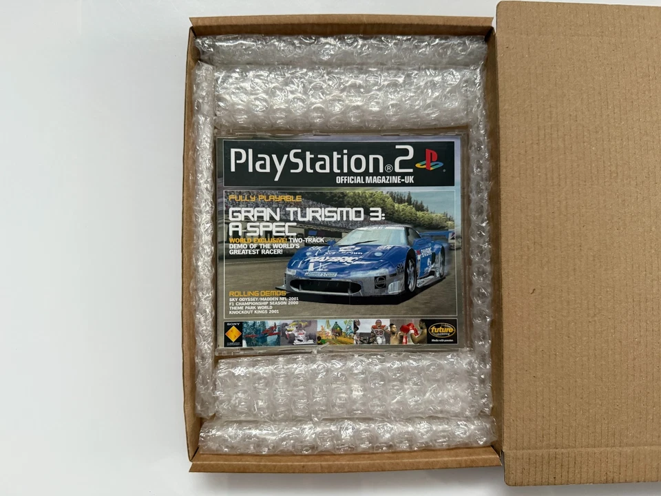 OPS2M Demo 5 05 Gran Turismo 3 A Spec PS2 March 2001 - UK PAL VGC CIB - Tracked - Image 2 of 4