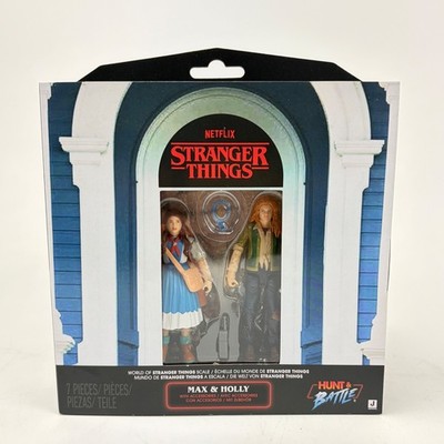 Stranger Things Hunt & Battle Max & Holly Action Figure Set Jazwares 7 Pieces
