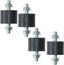 4Pcs 29x20mm Rubber Vibration Mounts with M8x20mm Studs