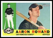 2009 Topps Heritage #312 Aaron Rowand San Francisco Giants NM+