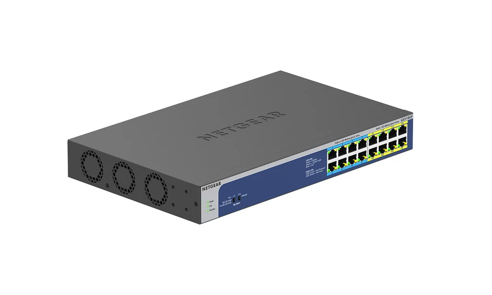 BZBGEAR Netgear 16-Port POE++ Gigabit Ethernet Unmanaged Switch 380 W PoE Budget - Image 2 of 4
