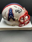 Robert Brazile Signed Oilers Mini Helmet JSA Witnessed