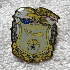 Akron Ohio 2002 Commemorative Souvenir Pin