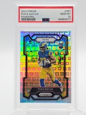 PUKA NACUA 2023 PANINI PRIZM PANDORA ROOKIE RC /400 #357 LA RAMS PSA 10 Q1387
