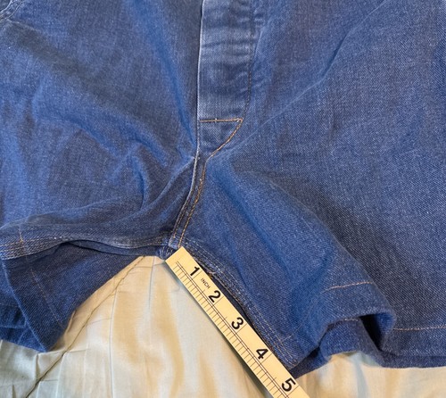 Vtg 1960’s Carhartt Denim Overalls Shorts Men’s Sz. 32 Made in Canada EUC Rare - Picture 12 of 12