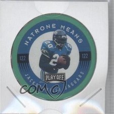 1997 Playoff First & Ten Chip Shot Green Natrone Means #122 2u3