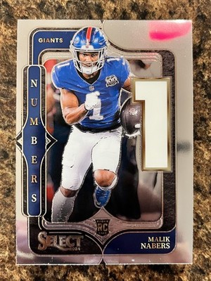 Malik Nabers 2024 Panini Select Select Numbers #5