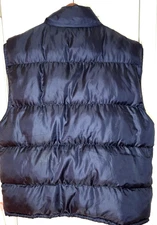 PJ Mark Navy Puffy Vest Zip Closure Size 3XL 100% Polyester