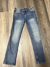 Cat and Jack Boy's Blue Jeans Size 16 Straight Stretch Pants