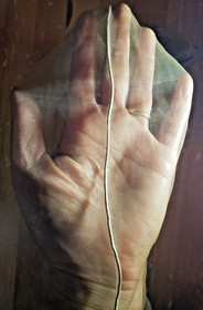 Agent Provocateur Champagne Center Back Seam Reinforced Toe & Heel Stockings