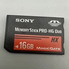 16GB Sony Memory Stick MS PRO-HG Duo HX MagicGate -Tested Working PSP Handycam