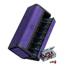 Weekly Pill Organizer, Travel AM PM Pill Box 7 Day, Large Removable 2 Times a...