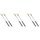  3 Pack Rhythm Sticks Drum Mallets Soft Bass Percussion Instruments