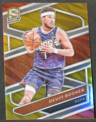 Devin Booker 2023-24 Panini Spectra Gold Prizm Parallel #114 (6/10) Phoenix Suns