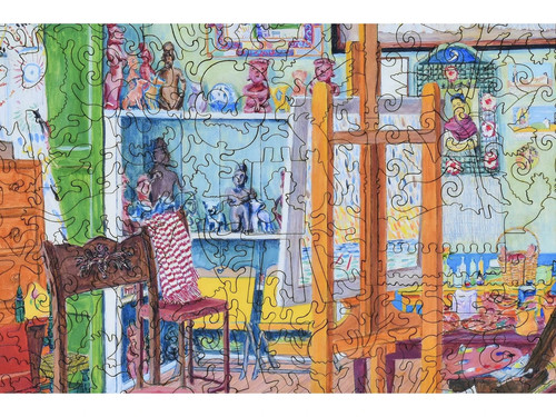Liberty Puzzles FRIDA KAHLO'S STUDIO 525 pieces COMPLETE - Picture 3 of 6