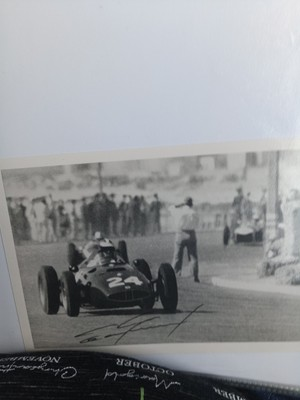 #ad Race Driver Dan Gurney Signed Photo With COA $45.00