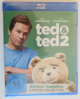 Ted 1 & 2 Box  - 2015 - Blu-ray - Mark Wahlberg - Komödie - NEU/OVP