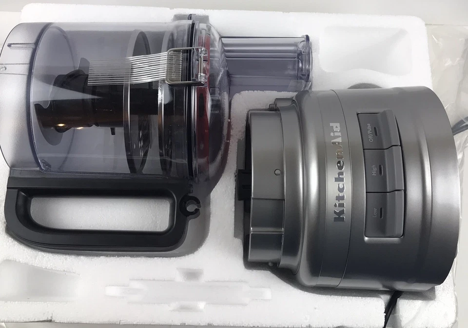 Procesador de alimentos KitchenAid 9 tazas gris con todos los accesorios KFP0919L/KFP0919/KFP09020 Foto 2 de 4