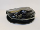 Vintage Berman's Biker Leather Chain Eagle Hat Size MEDIUM