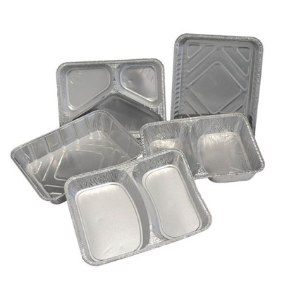 100 x Aluschalen Menüschalen Grillschalen R879G R792G R 880G R808G R881G R819G
