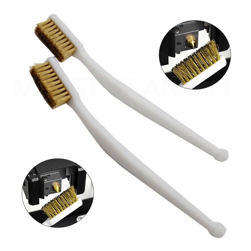 Wire Brush Cleaner Copper Light Scrubbing Plastic Handle Set Practical
