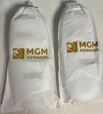 MGM Rewards Hotel Casino LAS VEGAS Slippers Unisex 2 pairs - Free shipping
