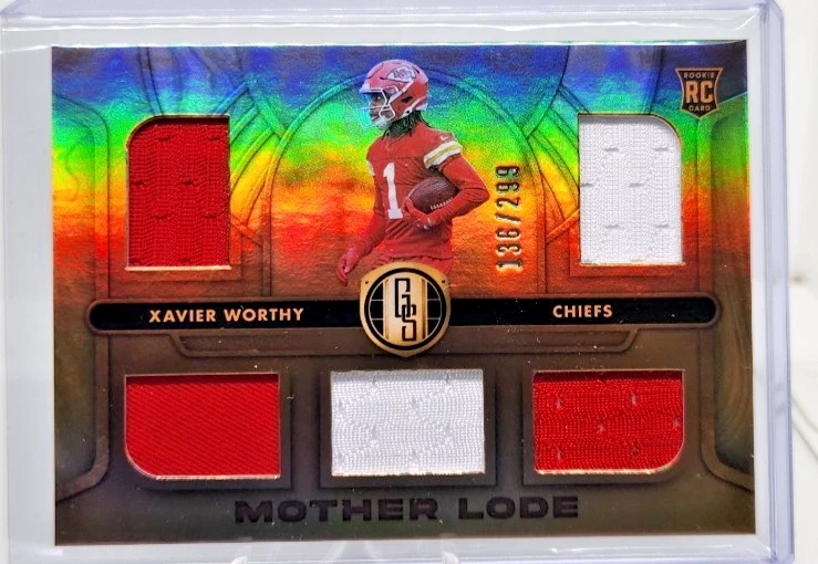 Xavier Worthy Panini Gold Standard Mother Lode Memorabilia #MLXWY Base