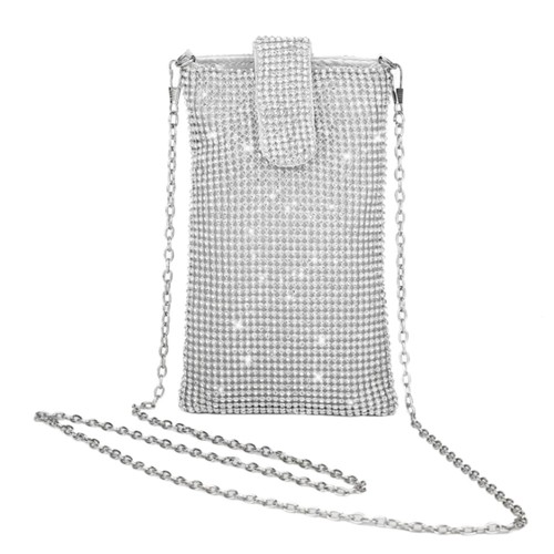Women's Messenger Bag Travel Clutch for Sparkly Cell Phone Crossbody - Picture 5 of 6