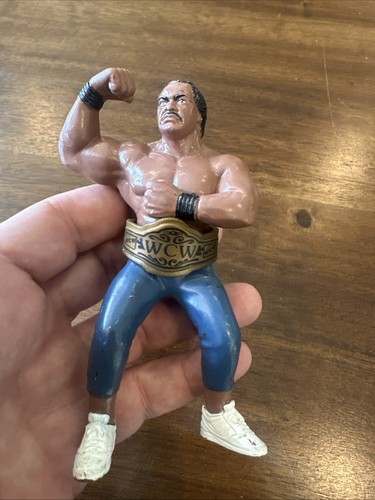WCW Ron Simmons Action Figure Galoob NWA WWE W/ Wo...