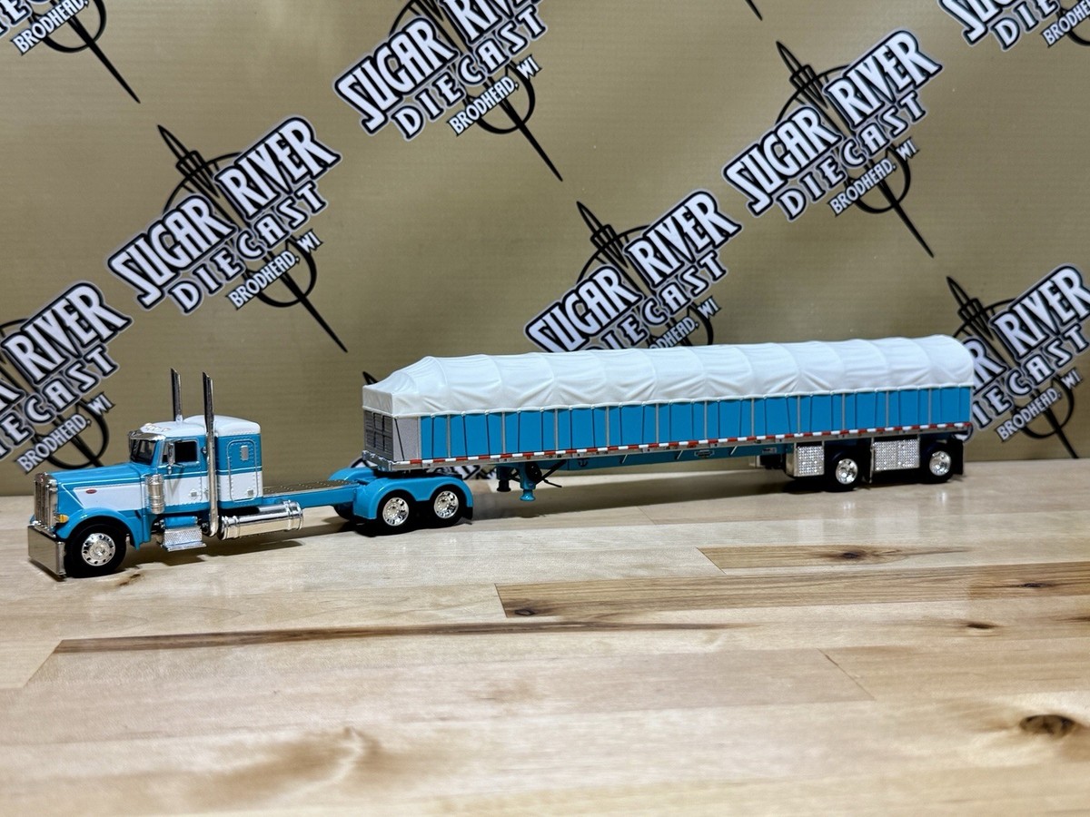 ミニカー DCP 1/64 Double K Trucking Peterbilt 379 DCP 1:64 *BLUE &* BLACK* Peterbilt 379 63