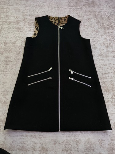 Dolce & Gabbana Shift A Line Dress Size 44 Black