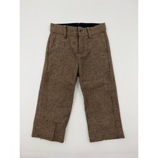 Janie and Jack Boys Wool Blend Harringbone Trousers