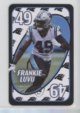 2024 Uno Fandom NFL Carolina Panthers White Frankie Luvu #49 0c4