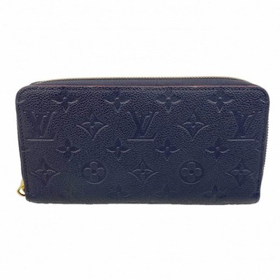 Louis Vuitton Long Wallet Monogram Empreinte Zippy Wallet M62121 Marine Rouge