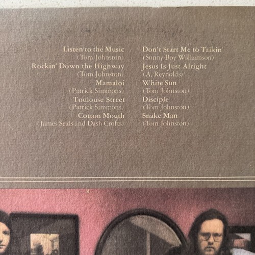 The Doobie Brothers Toulouse Street 1972 Rock Gatefold Vinyl LP Album BS 2634 - Bild 3 von 8