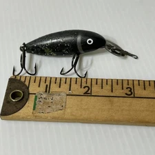 Vintage Wallsten "Cisco Kid" Diving Crankbait Fishing Lure 2-1/8", Glitter